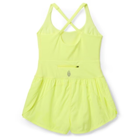 FP Movement  Righteous Runsie Romper - Women's in Sour Citrus NTW  SEXY ATHLETIC - Picture 2 of 9